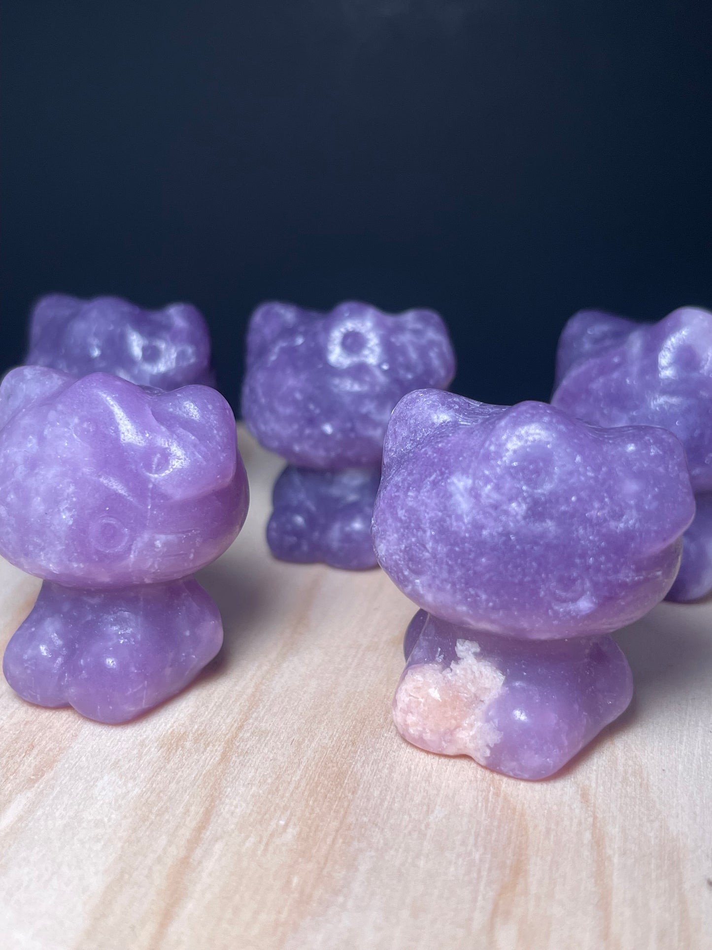 Lepidolite Crystal Kitties