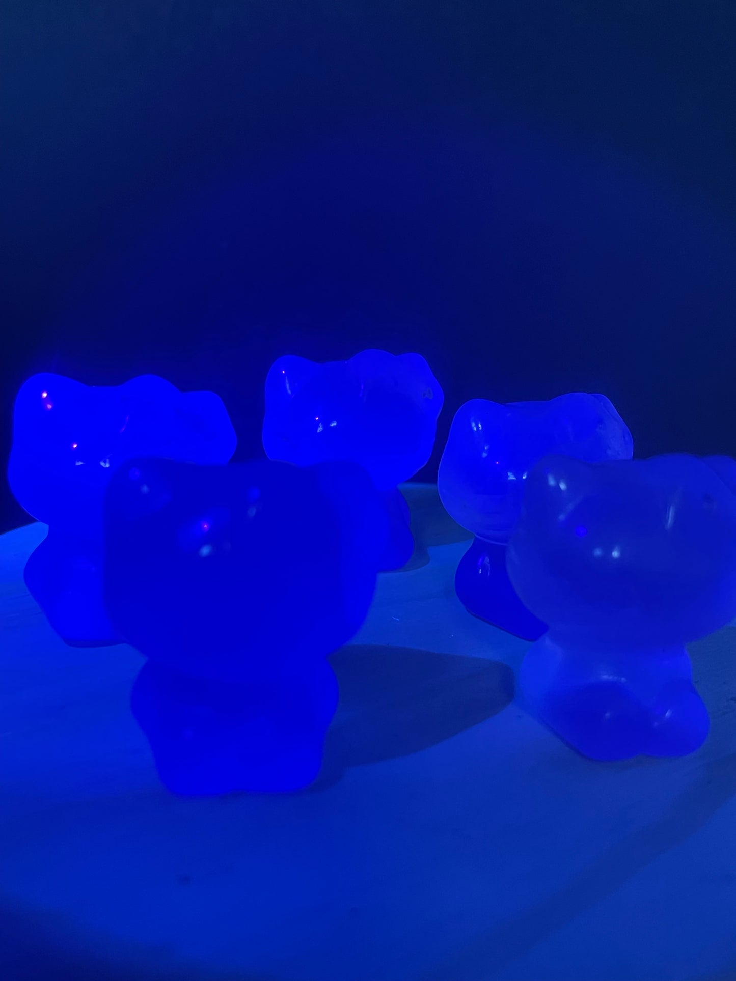 Purple Fluorite Crystal Kitties