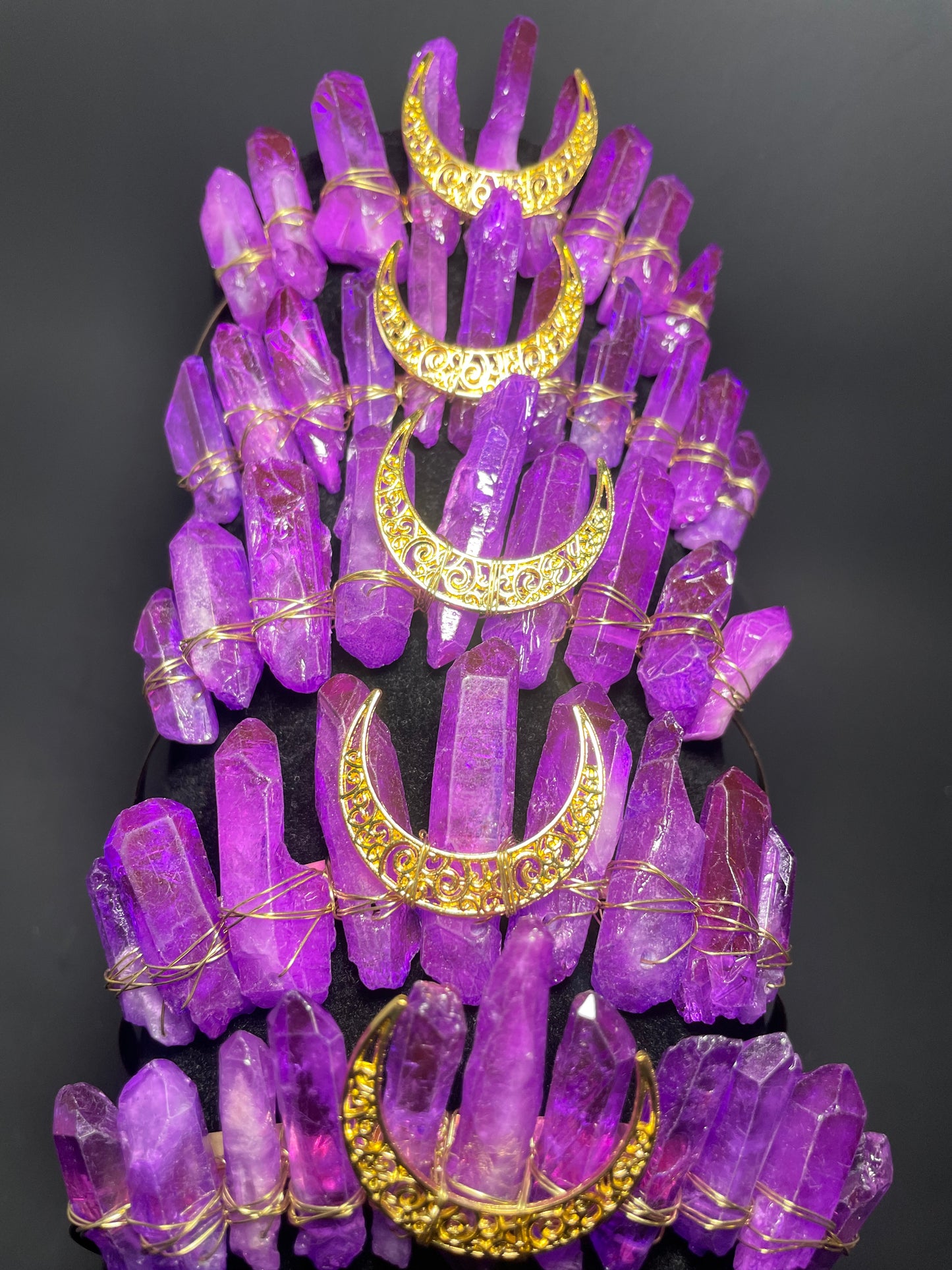 Gold Crystal Crowns