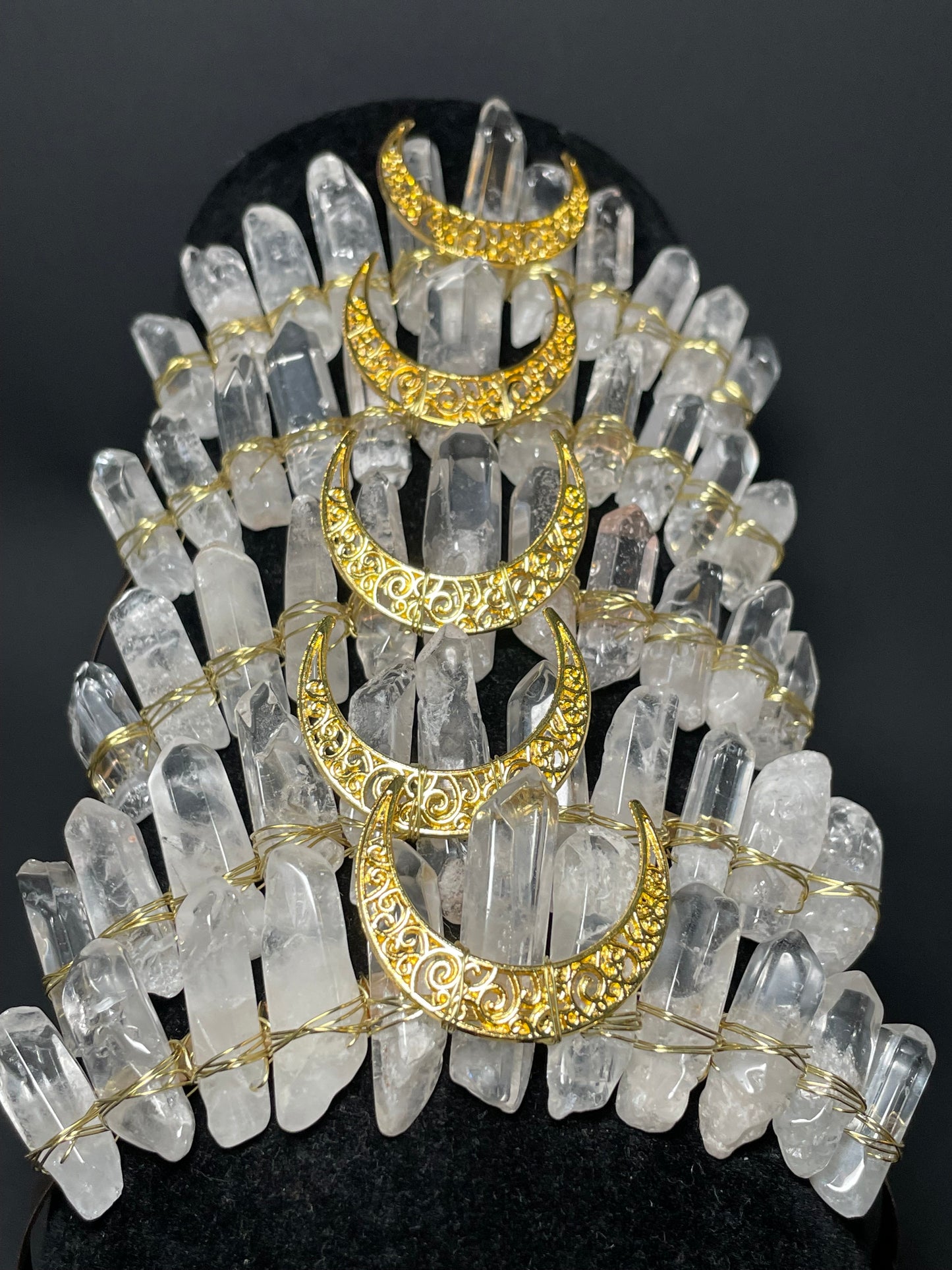 Gold Crystal Crowns