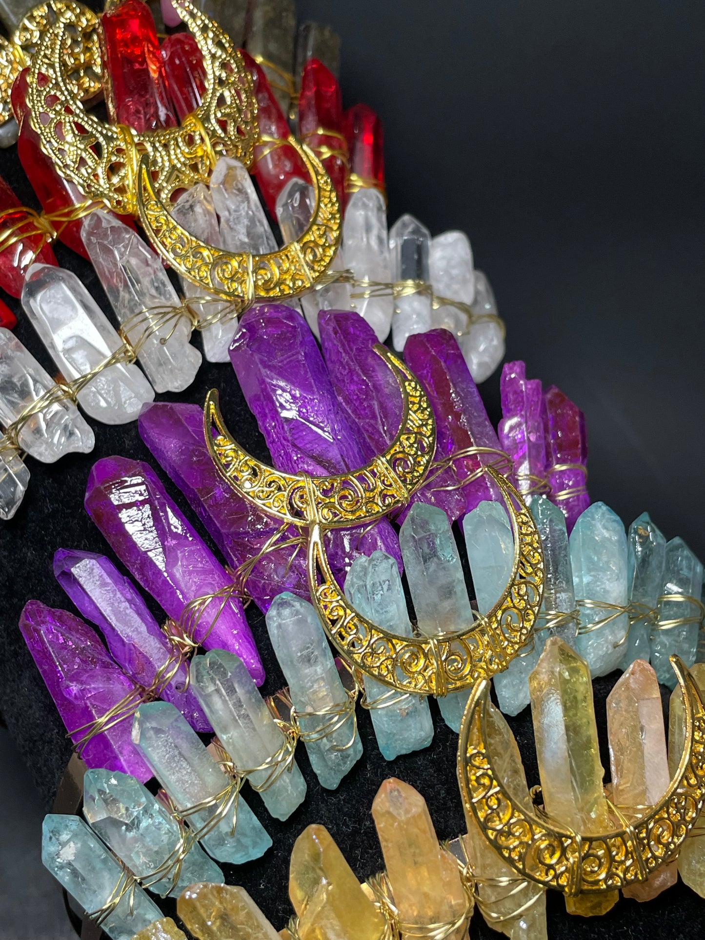 Gold Crystal Crowns