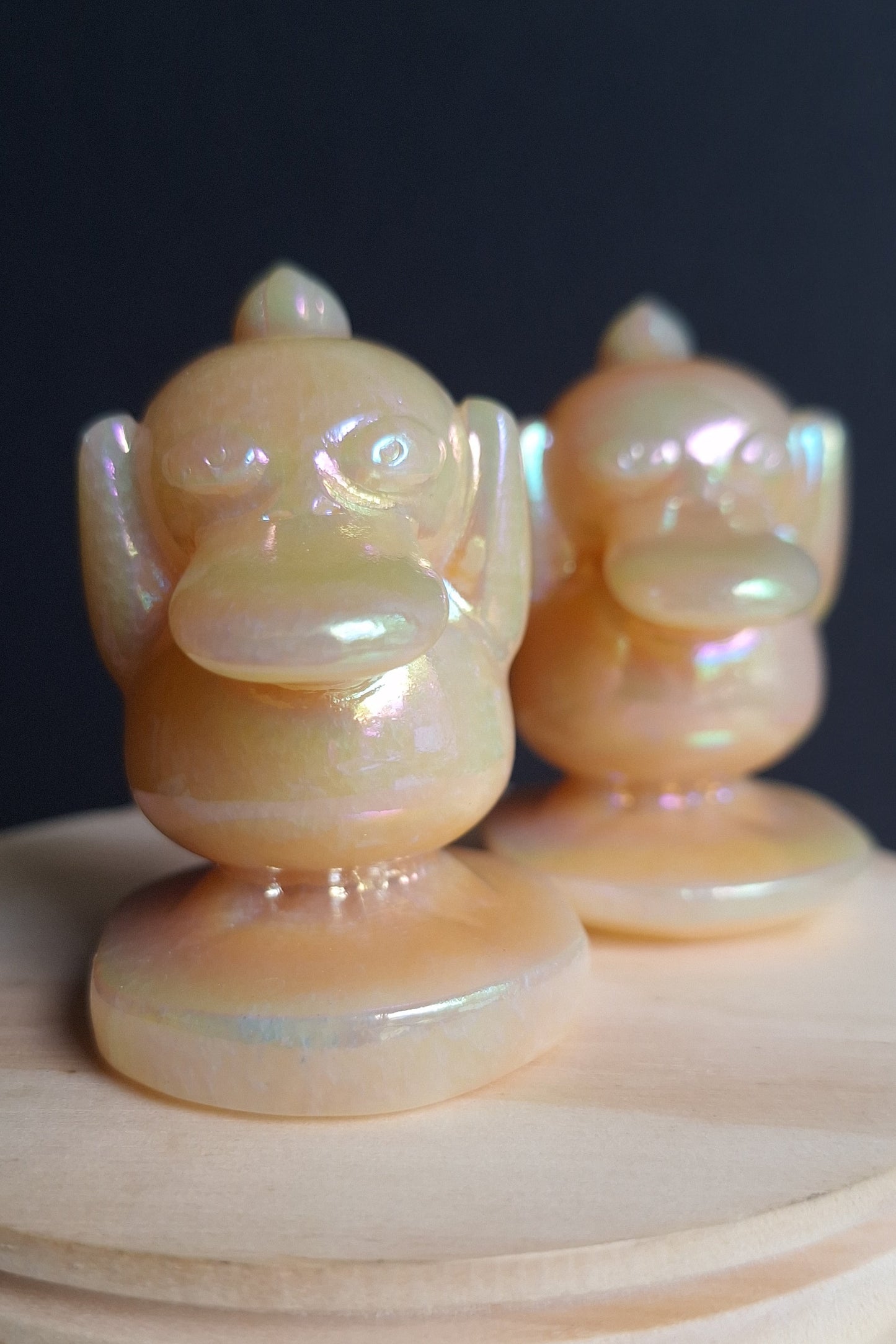 Aura Yellow Calcite PokeCrystals