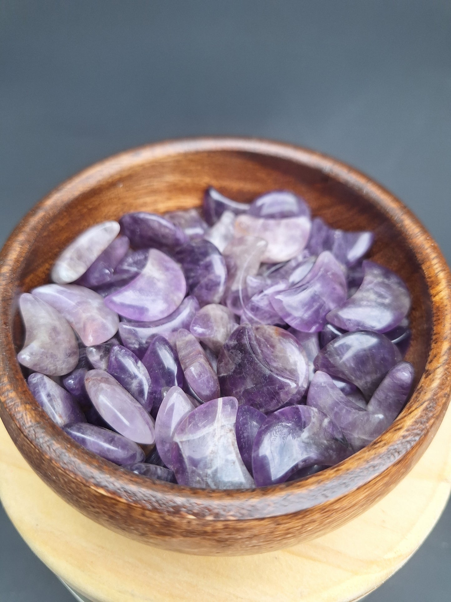 Mini Amethyst Crystal Moons