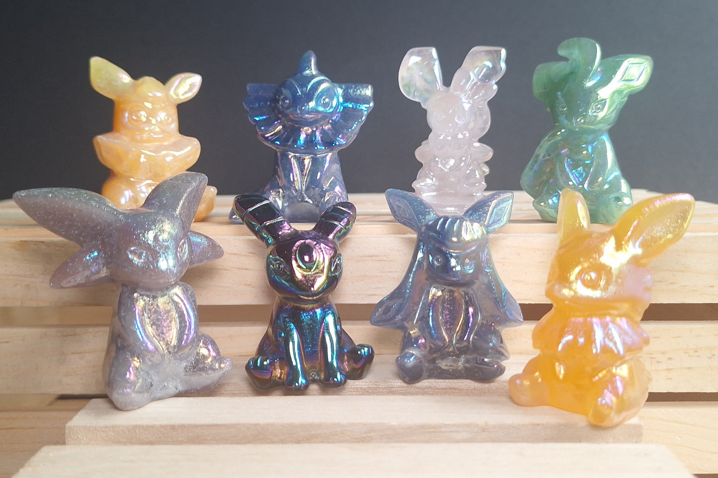 Aura Coated Eeveelution PokeCrystals
