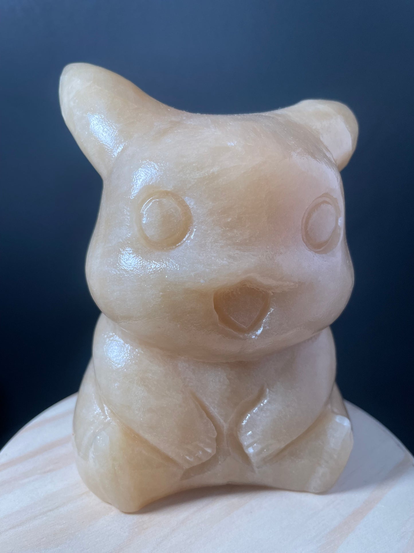 X-Large Yellow Calcite Crystal Dinosaurs