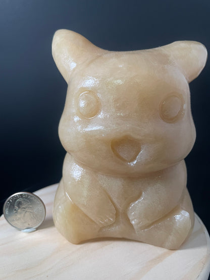 X-Large Yellow Calcite Crystal Dinosaurs