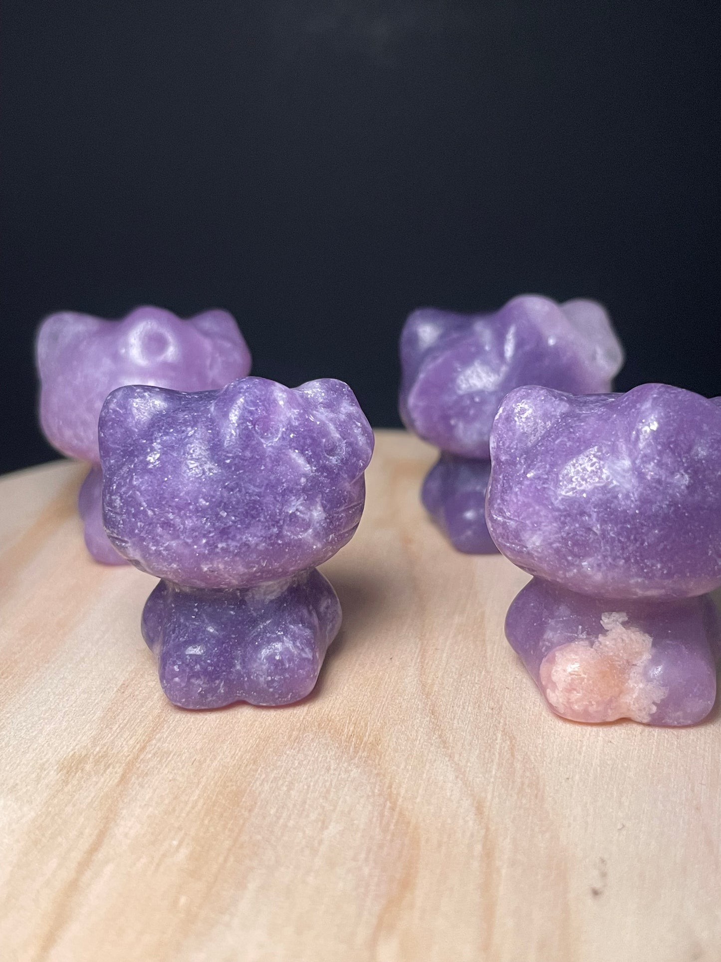 Lepidolite Crystal Kitties