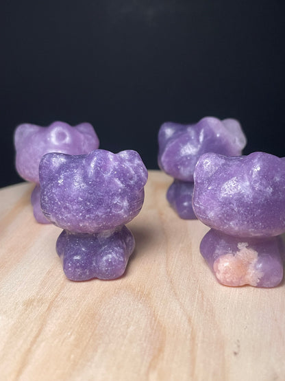 Lepidolite Crystal Kitties