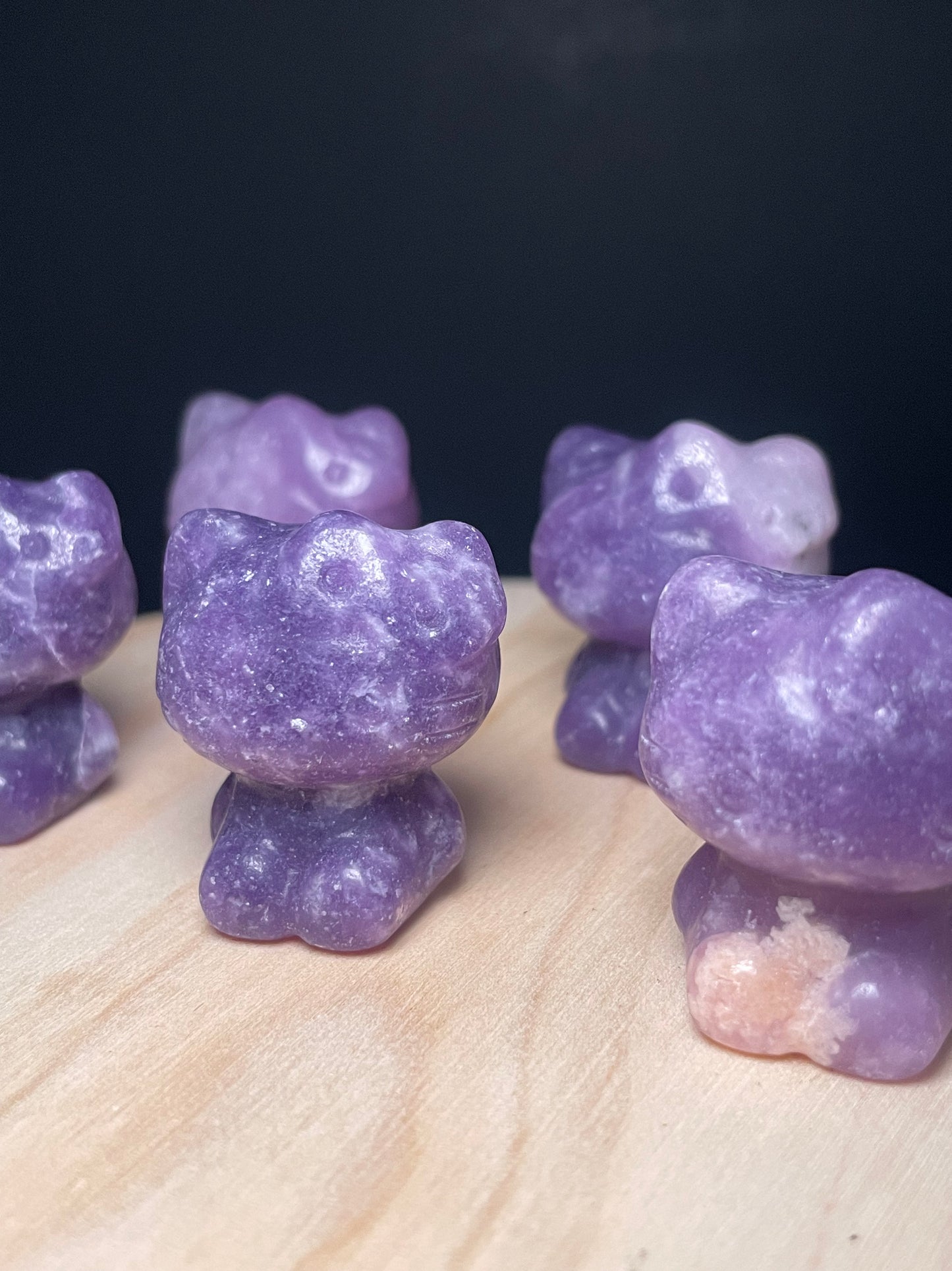 Lepidolite Crystal Kitties