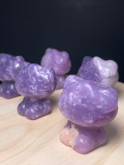 Lepidolite Crystal Kitties