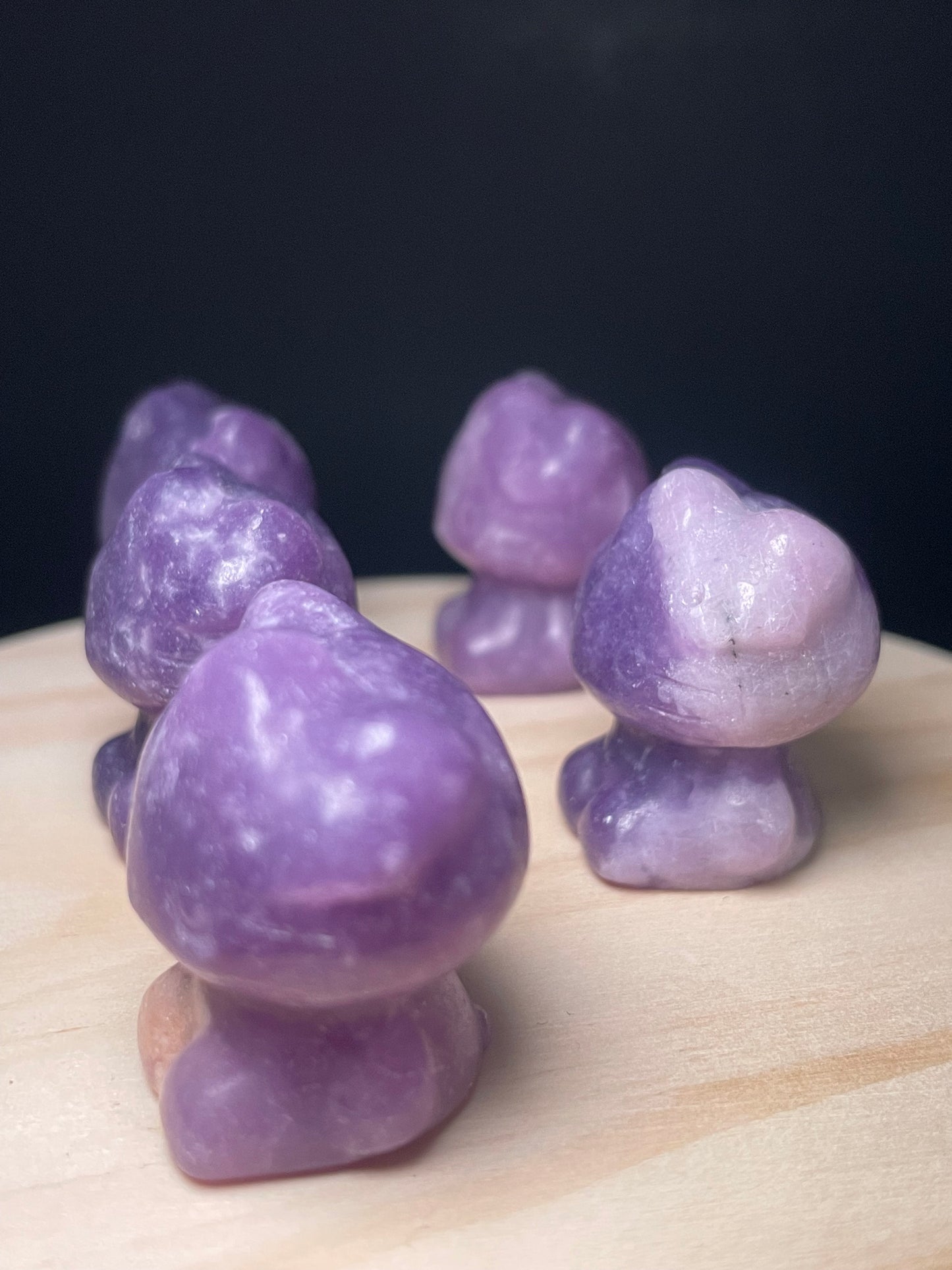 Lepidolite Crystal Kitties