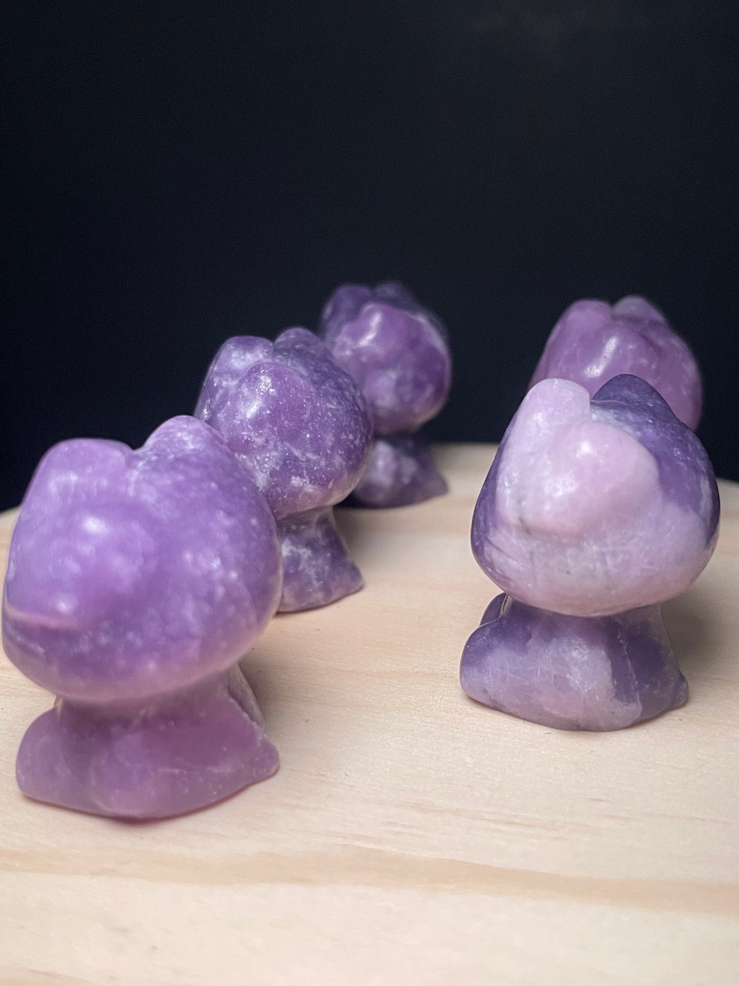 Lepidolite Crystal Kitties