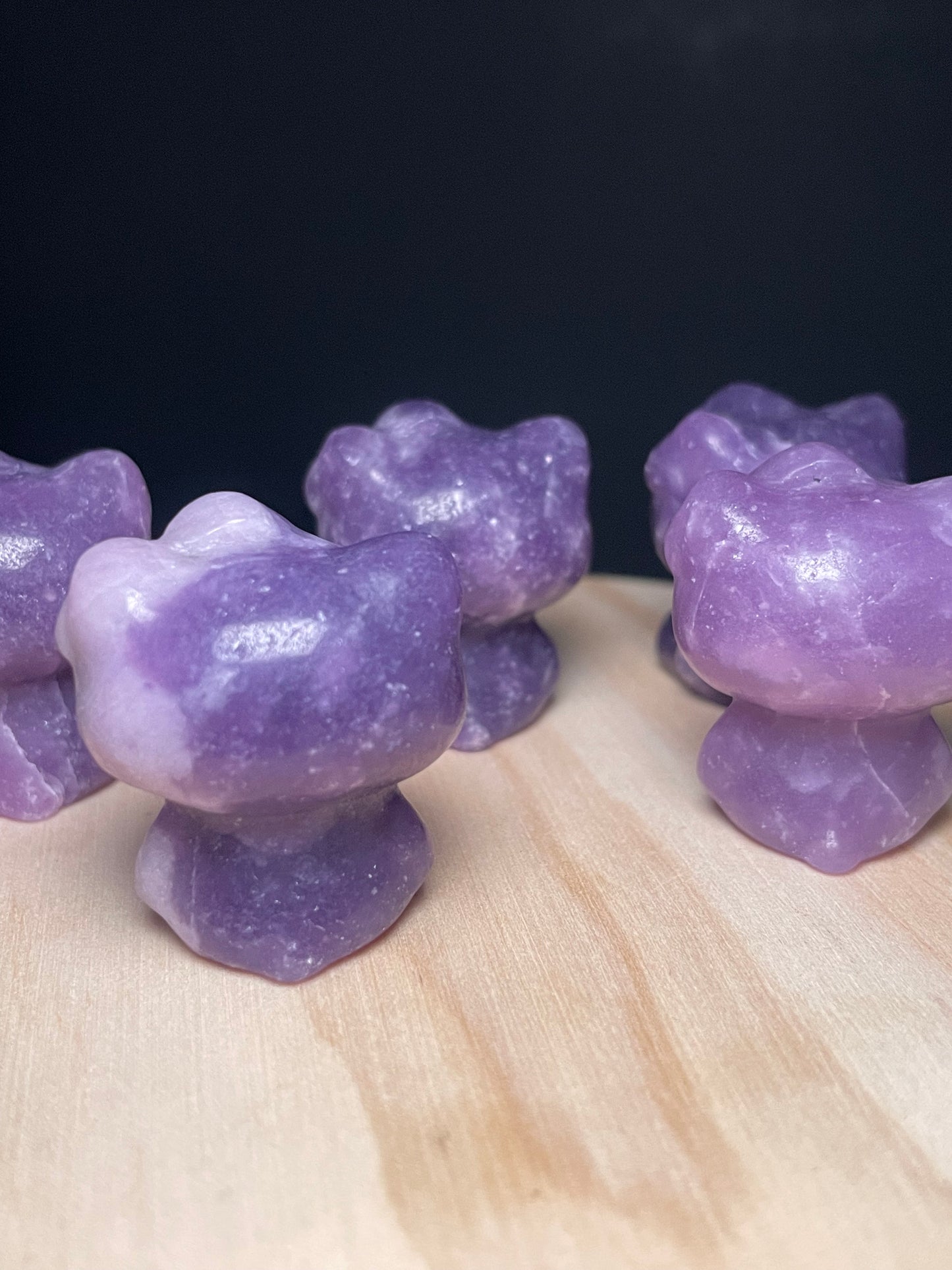 Lepidolite Crystal Kitties