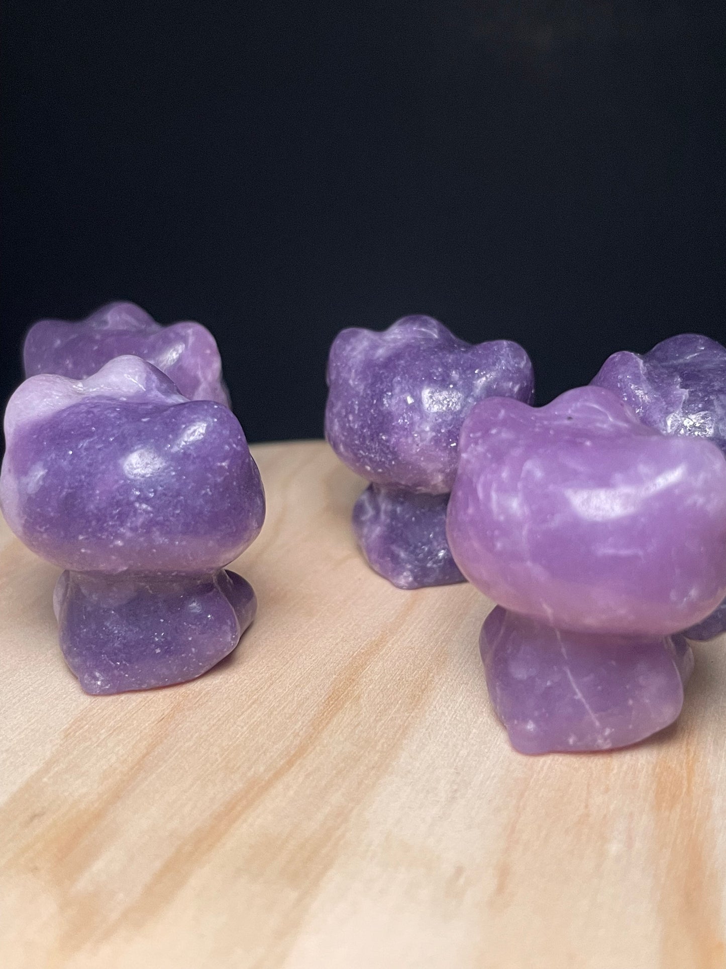 Lepidolite Crystal Kitties