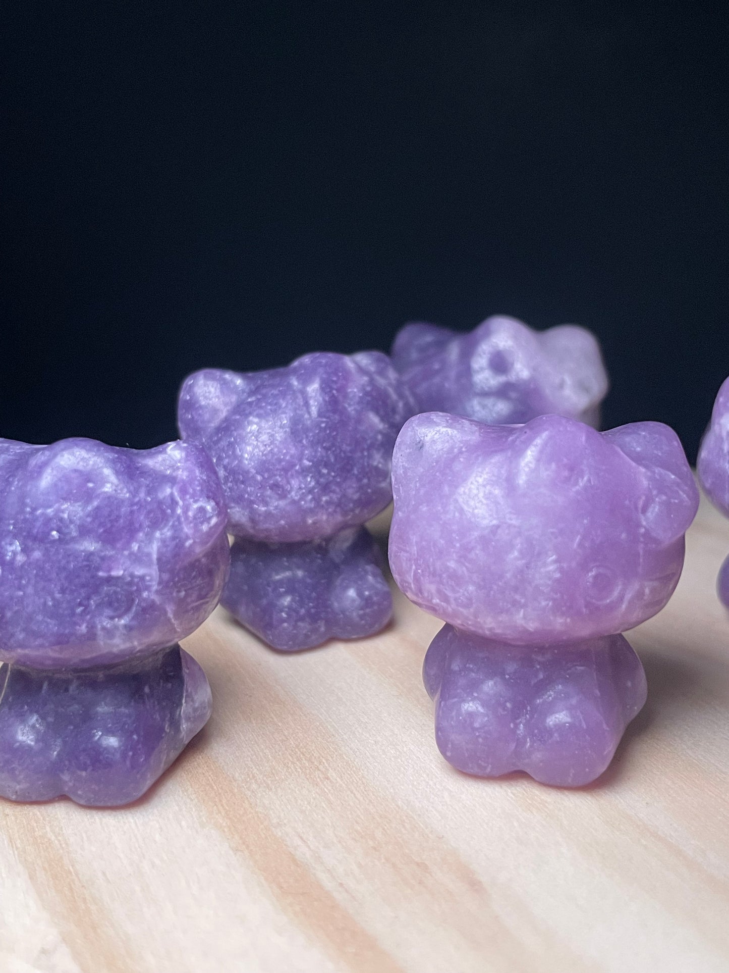 Lepidolite Crystal Kitties
