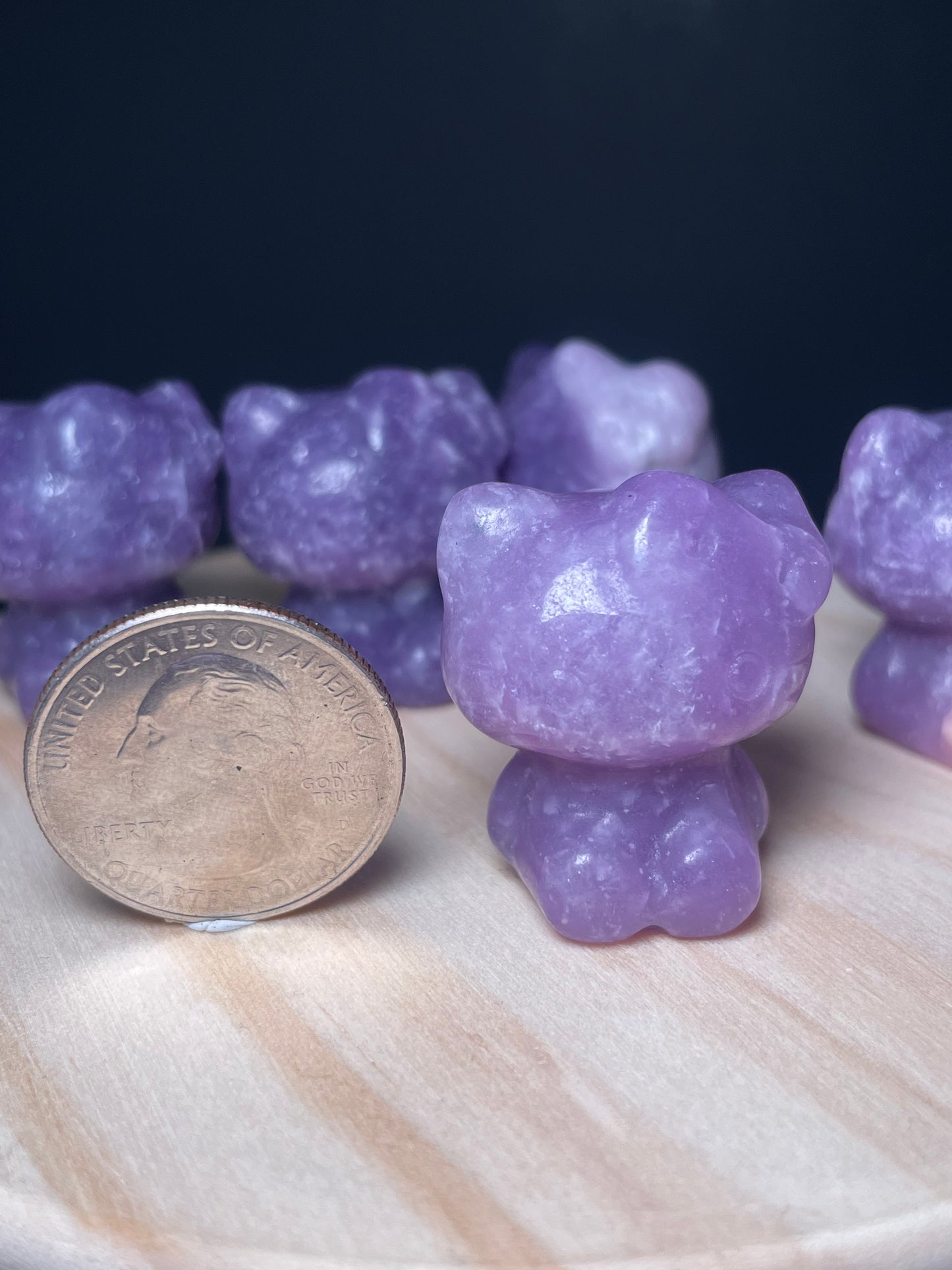 Lepidolite Crystal Kitties