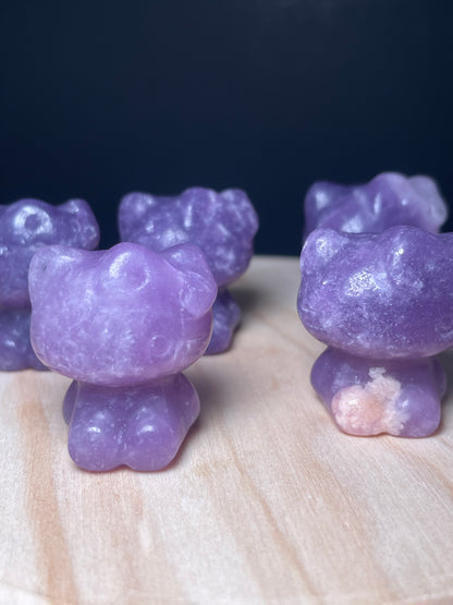 Lepidolite Crystal Kitties