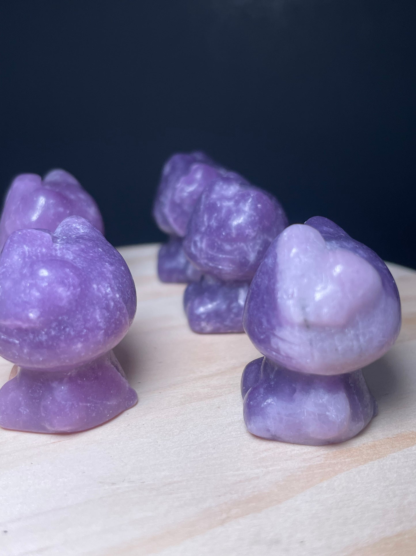 Lepidolite Crystal Kitties