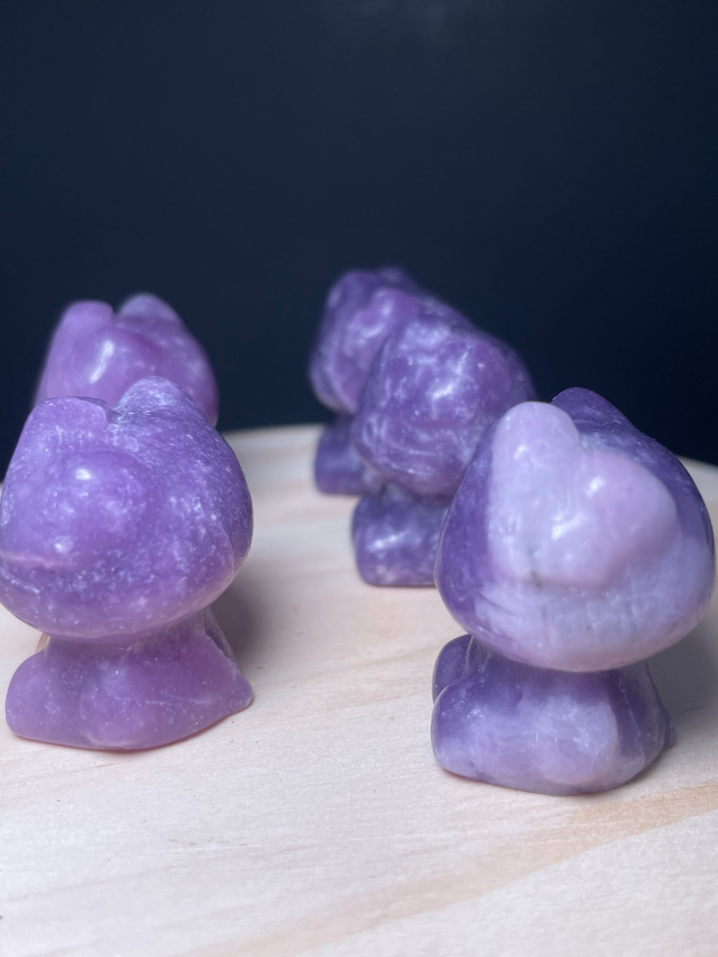 Lepidolite Crystal Kitties