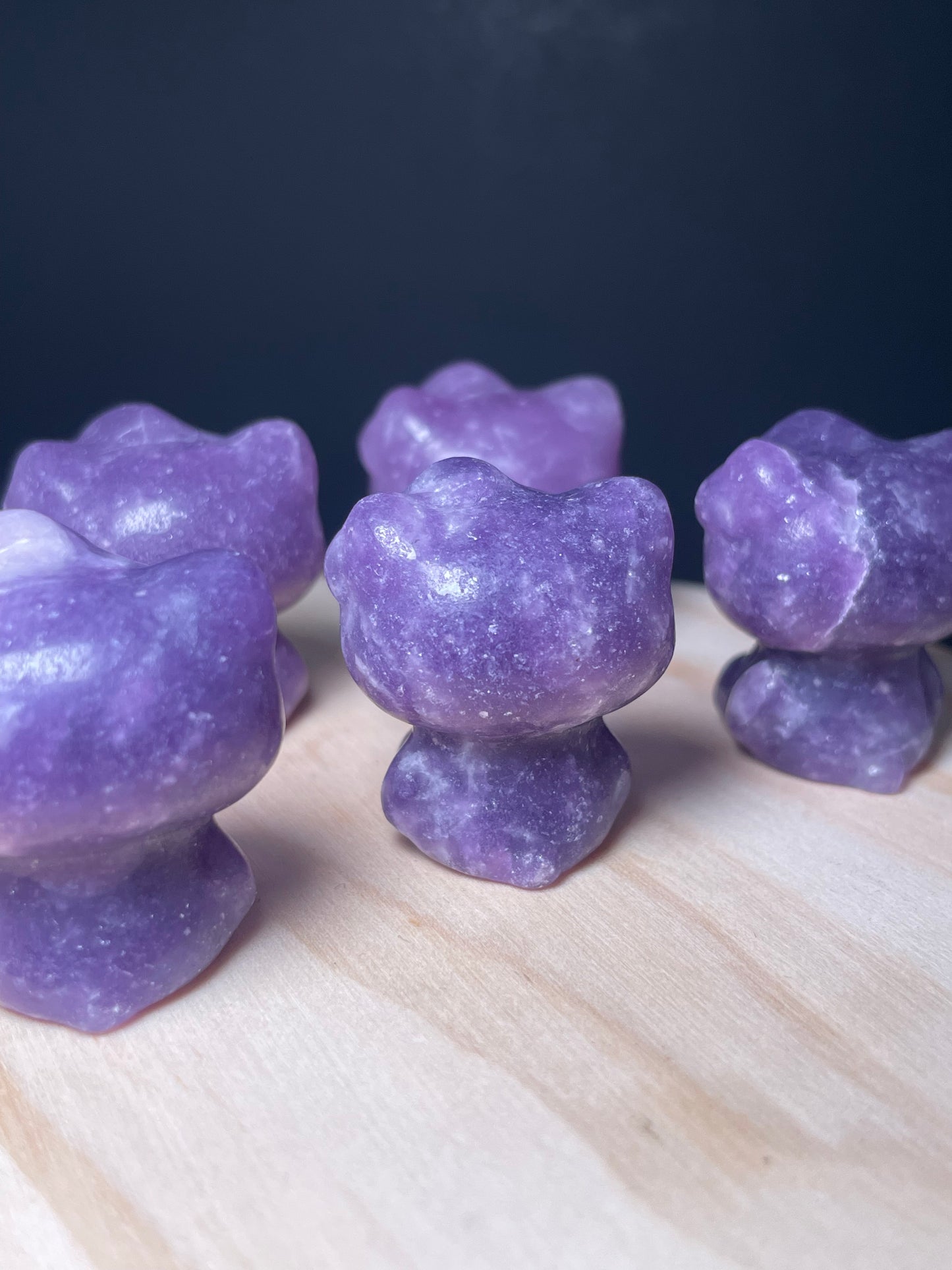 Lepidolite Crystal Kitties