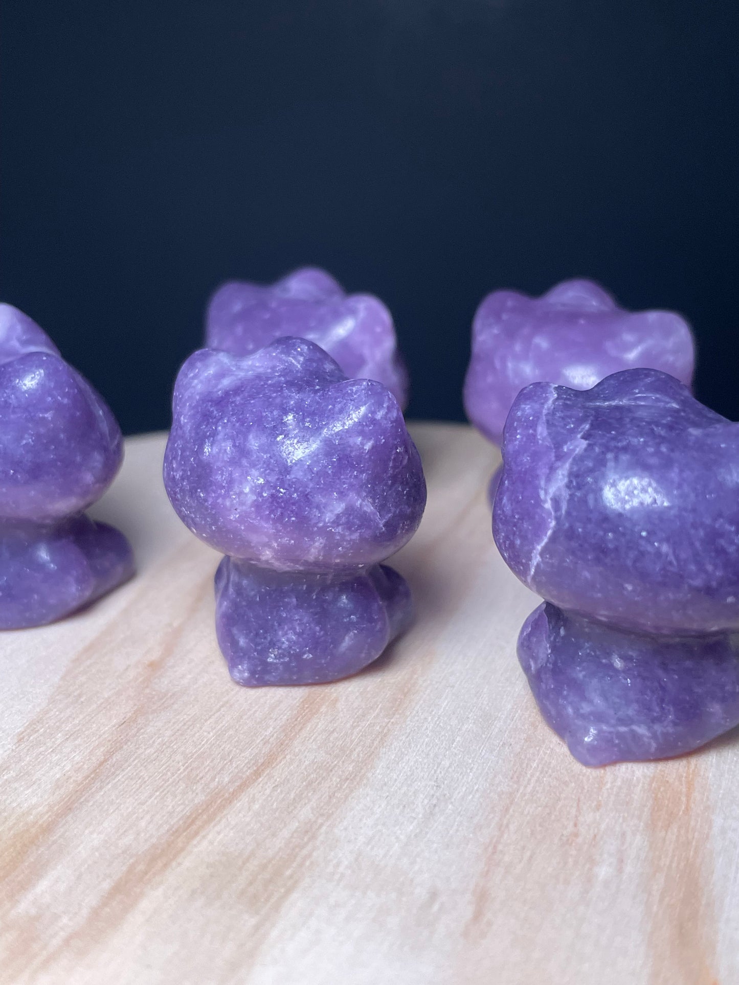 Lepidolite Crystal Kitties