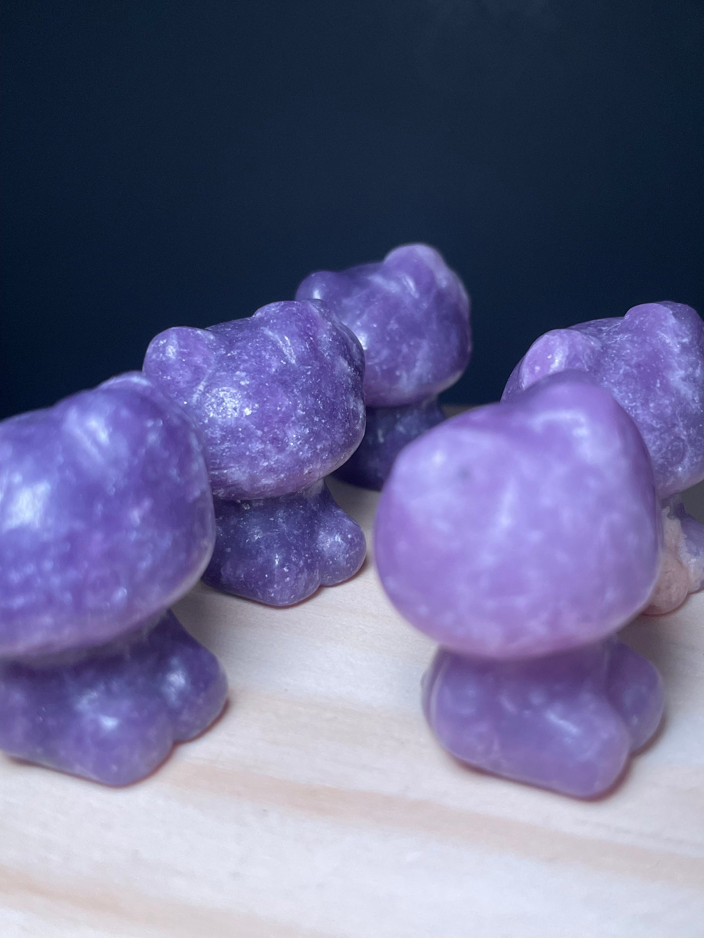 Lepidolite Crystal Kitties
