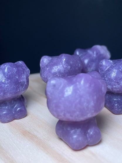 Lepidolite Crystal Kitties