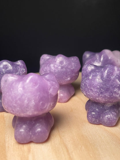 Lepidolite Crystal Kitties