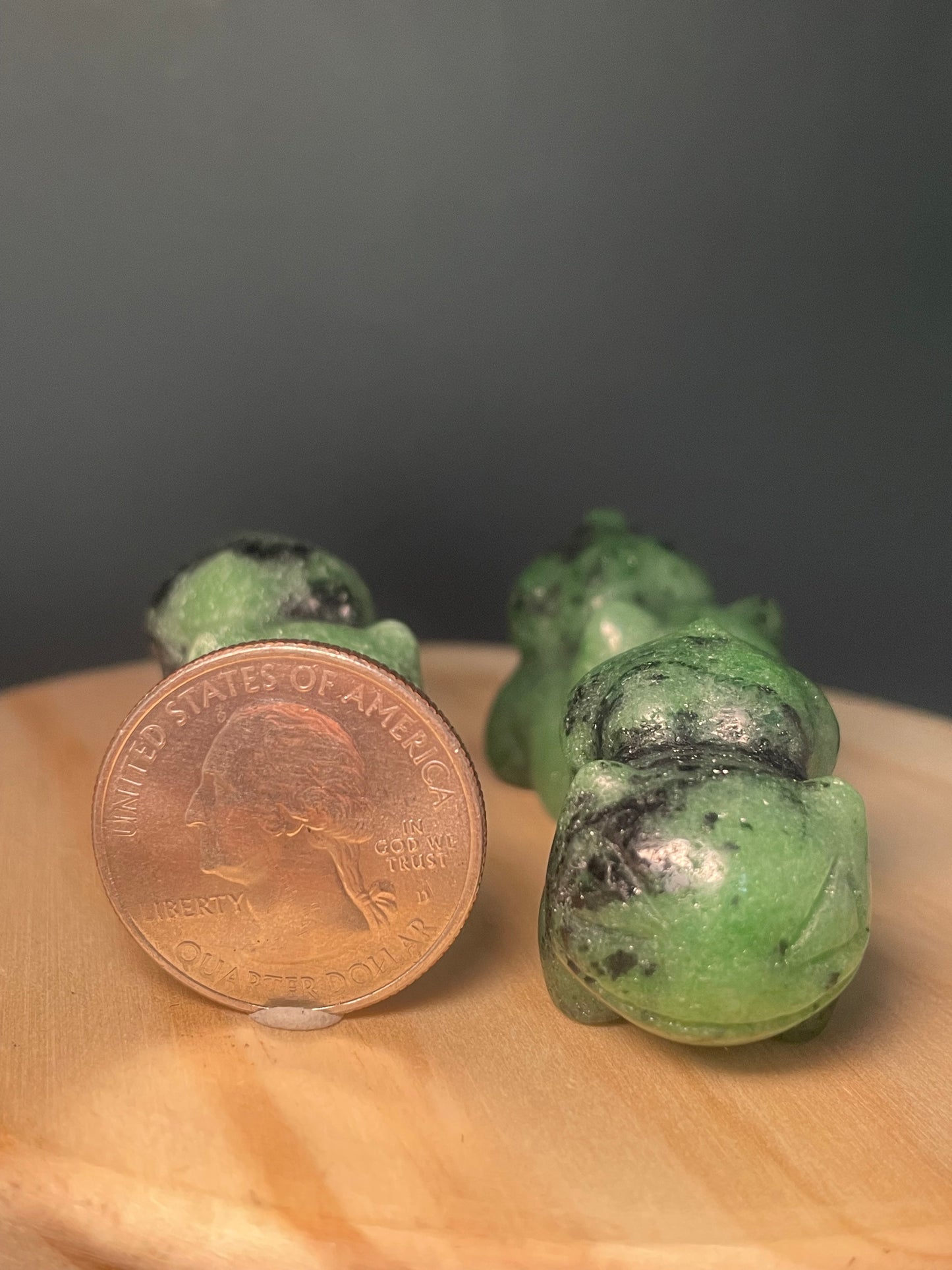 Ruby in Zoisite Crystal Dinosaurs