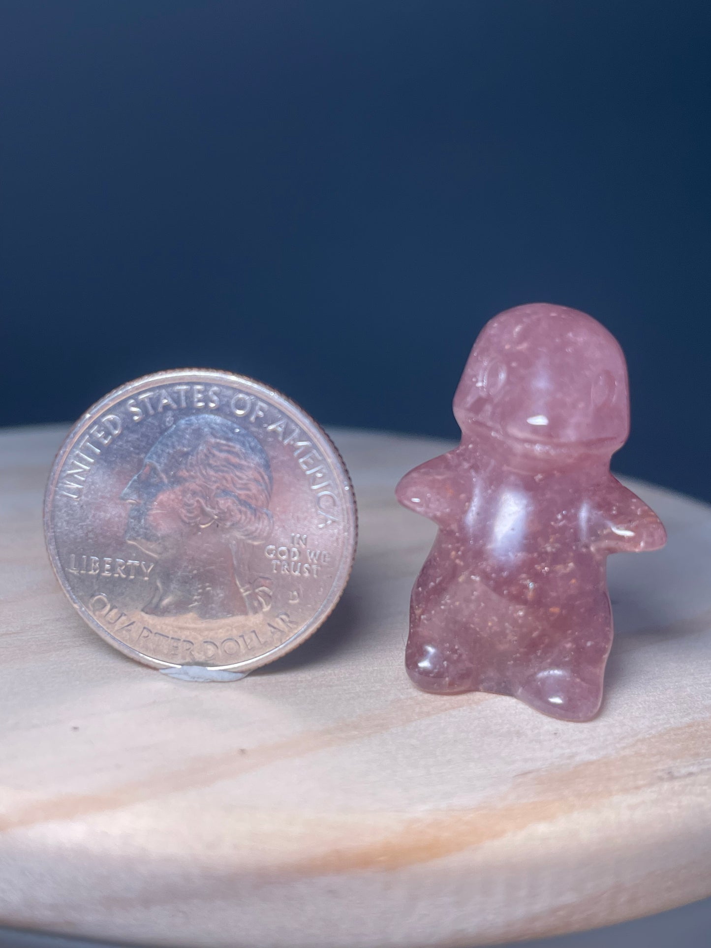 Strawberry Quartz Crystal Dinosaurs