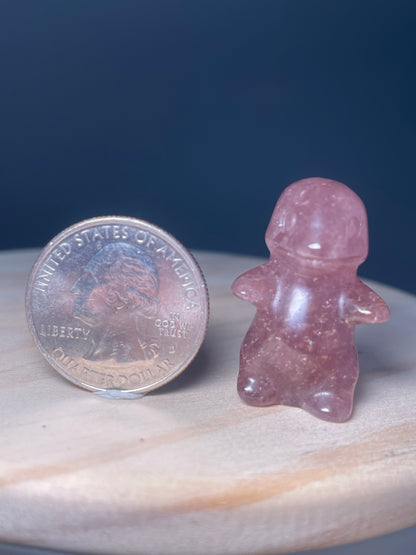 Strawberry Quartz Crystal Dinosaurs