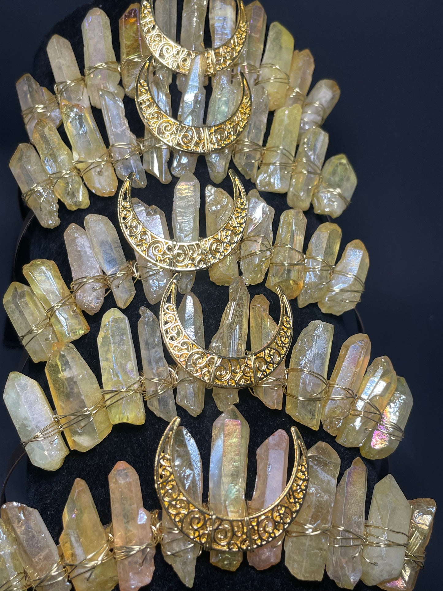Gold Crystal Crowns
