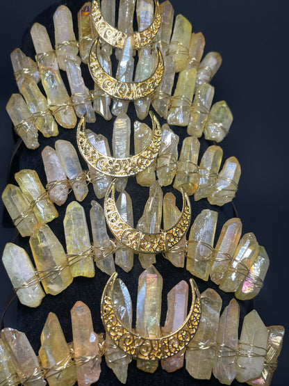 Gold Crystal Crowns