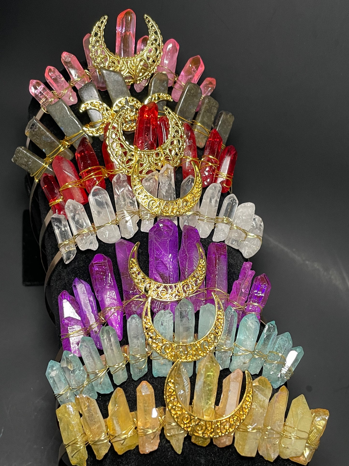 Gold Crystal Crowns